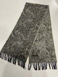 Vintage Renoma Paris Paisley Scarf 75% Lambswool 25% Angora Made in Scotland