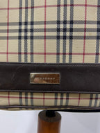 Burberry Vintage Nova Check Canvas Crossbody Messenger Bag