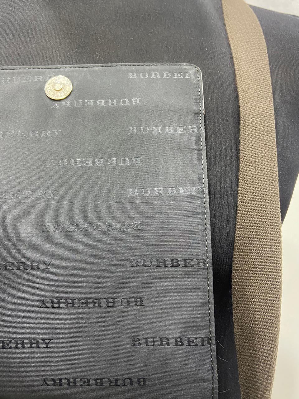 Burberry Vintage Nova Check Canvas Crossbody Messenger Bag