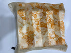 Vintage Balenciaga Paris Floral Scarf in Cream & Orange 100% Silk