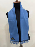 Italian 100% Cashmere Scarf in Blue – Ing. Loro Piana & C. Label