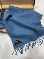 Italian 100% Cashmere Scarf in Blue – Ing. Loro Piana & C. Label