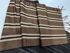 CELINE Brown Striped Fringe Scarf – Vintage Long Muffler