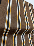 CELINE Brown Striped Fringe Scarf – Vintage Long Muffler