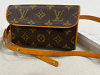 Louis Vuitton Monogram Pochette Twin GM M51852 Vintage Shoulder Bag