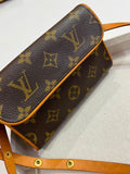 Louis Vuitton Monogram Pochette Twin GM M51852 Vintage Shoulder Bag