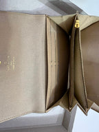 Louis Vuitton Monogram Dentelle Sarah Wallet Gold