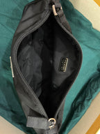 Prada Tessuto Nylon Mini Hobo Shoulder Bag Black – Vintage