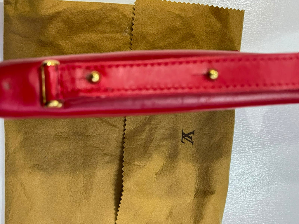 Louis Vuitton Spartan Opera Line Shoulder Bag M63947 Red Epi Leather – Vintage