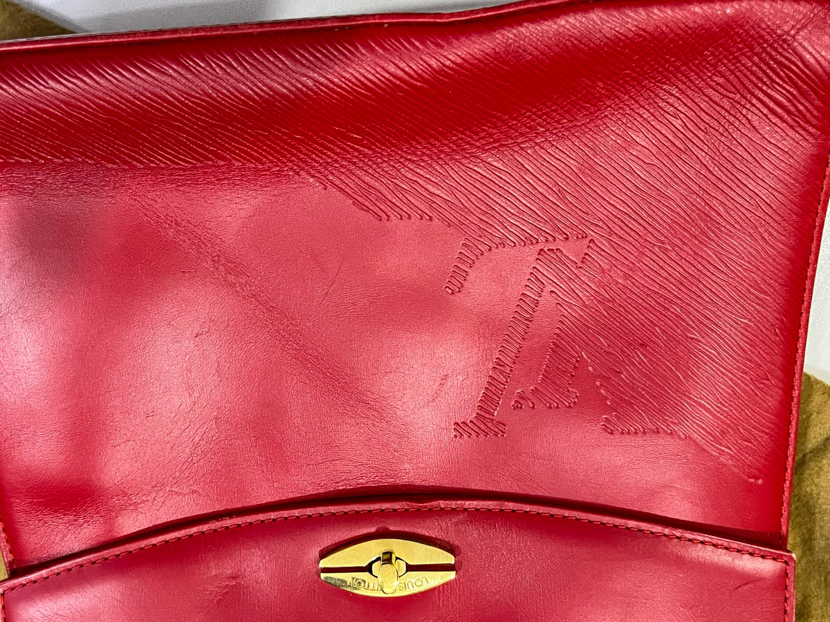 Louis Vuitton Spartan Opera Line Shoulder Bag M63947 Red Epi Leather – Vintage