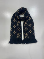 Louis Vuitton Giant Monogram Jungle Wool-Silk Scarf (M75884)