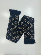 Louis Vuitton Giant Monogram Jungle Wool-Silk Scarf (M75884)