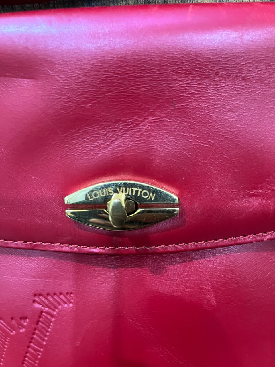 Louis Vuitton Spartan Opera Line Shoulder Bag M63947 Red Epi Leather – Vintage