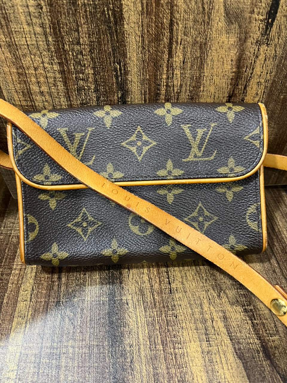 Louis Vuitton Monogram Pochette Twin GM M51852 Vintage Shoulder Bag