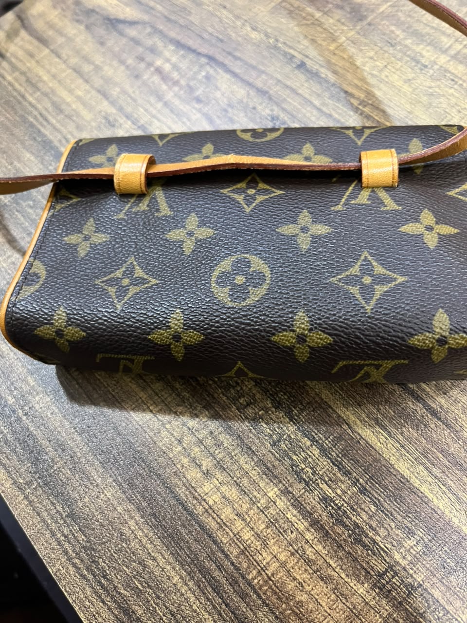 Louis Vuitton Monogram Pochette Twin GM M51852 Vintage Shoulder Bag