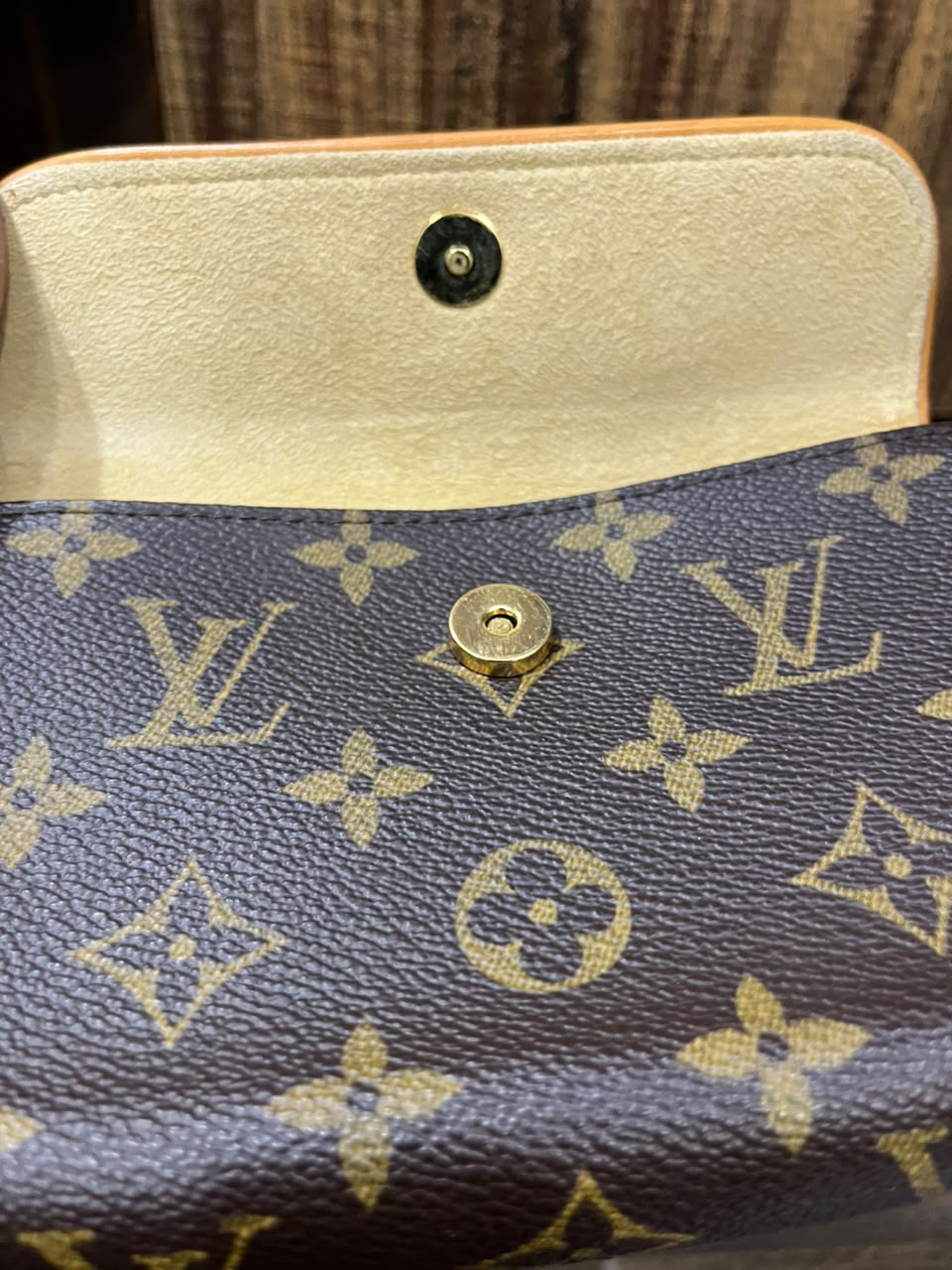 Louis Vuitton Monogram Pochette Twin GM M51852 Vintage Shoulder Bag