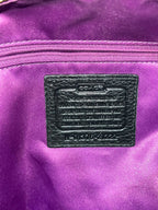 Coach Madison Gathered Leather Lindsey Satchel Black Gold Hardware