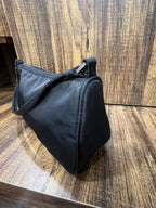 Prada Tessuto Nylon Mini Hobo Shoulder Bag Black – Vintage