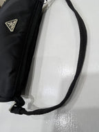 Prada Tessuto Nylon Mini Hobo Shoulder Bag Black – Vintage