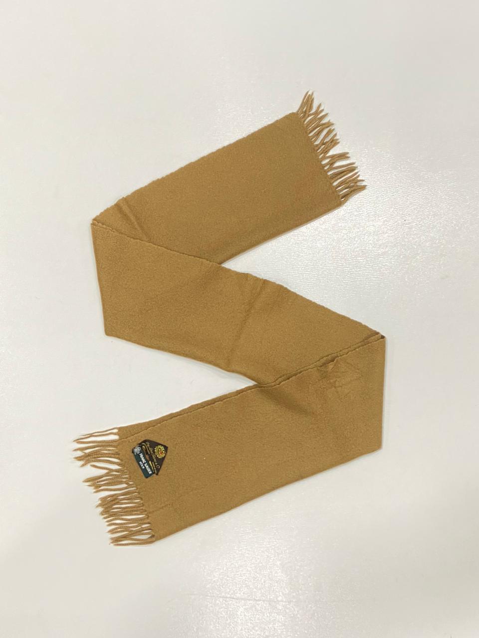 Vintage Loro Piana 100% Cashmere Scarf – Camel Brown, Made in Italy