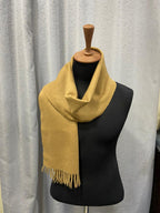 Vintage Loro Piana 100% Cashmere Scarf – Camel Brown, Made in Italy