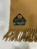 Vintage Loro Piana 100% Cashmere Scarf – Camel Brown, Made in Italy