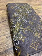 Louis Vuitton Monogram Dentelle Sarah Wallet Gold