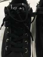 Karl Lagerfeld Kapri Stud Tab Low Sneakers Women Black White US 6 UK 4